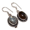 LABRADORITE 925 Sterling Silver Plated Earrings | Save 33% - Rajasthan Living 7