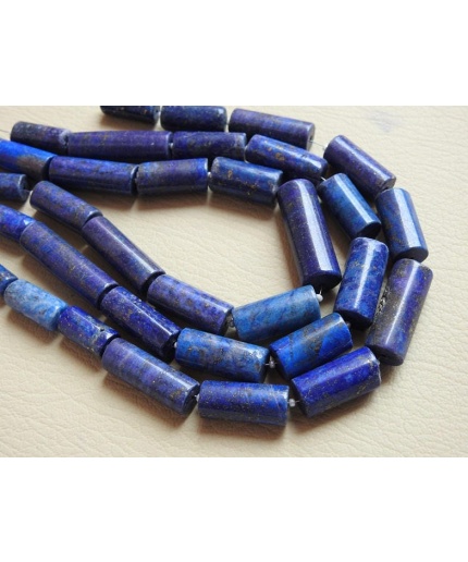 10″Strand Lapis Lazuli Smooth Tube Shape Beads “Big Size” 25X10 To 13X7 MM Approx Finest Quality 100% Natural Wholesale Price | Save 33% - Rajasthan Living