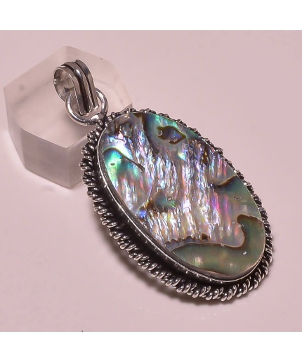 Rainbow gemstone 925 sterling silver pendant amazing beautiful | Save 33% - Rajasthan Living