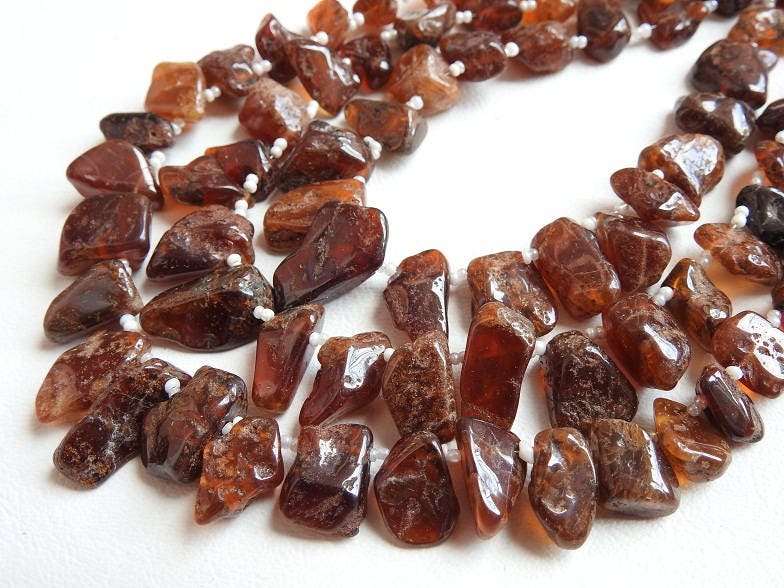 Hessonite Garnet Rough Bead,Polished,Slice,Slab,Stick,Briolette,Loose Raw,Minerals,18X12To12X8MM Approx,Wholesaler,Supplies,100%Natural R5 | Save 33% - Rajasthan Living 16