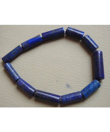10″Strand Lapis Lazuli Smooth Tube Shape Beads “Big Size” 25X10 To 13X7 MM Approx Finest Quality 100% Natural Wholesale Price | Save 33% - Rajasthan Living 3