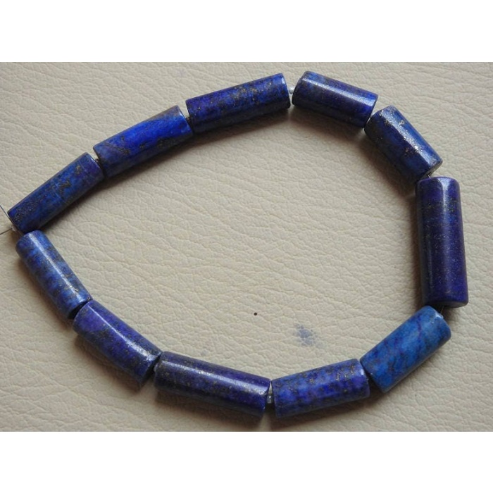 10″Strand Lapis Lazuli Smooth Tube Shape Beads “Big Size” 25X10 To 13X7 MM Approx Finest Quality 100% Natural Wholesale Price | Save 33% - Rajasthan Living 7