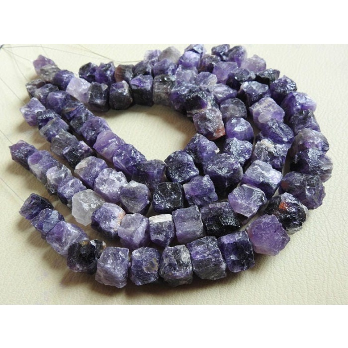 Natural Amethyst Hammered Bead,Box,Cube,Cuboid Shape,Rough,Nuggets,22 Pieces Strand 17X15To13X12MM Approx,Wholesale Price,New Arrival PME-R1 | Save 33% - Rajasthan Living 8