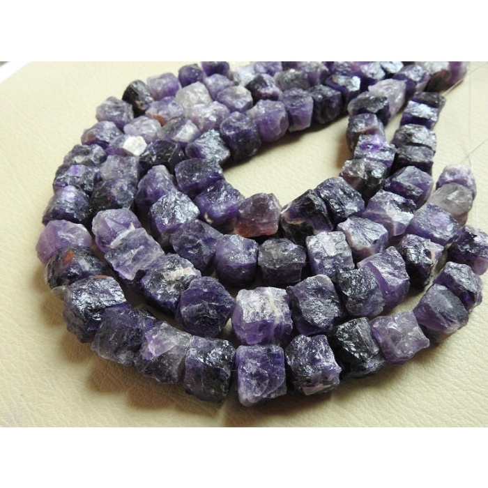 Natural Amethyst Hammered Bead,Box,Cube,Cuboid Shape,Rough,Nuggets,22 Pieces Strand 17X15To13X12MM Approx,Wholesale Price,New Arrival PME-R1 | Save 33% - Rajasthan Living 10