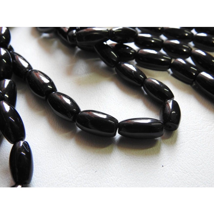 Black Onyx Smooth Tubes,Drum,Cylinder,Loose Bead,Wholesaler,Supplies 16Inch 15X8To10X7MM Approx 100%Natural (pme)B10 | Save 33% - Rajasthan Living 7