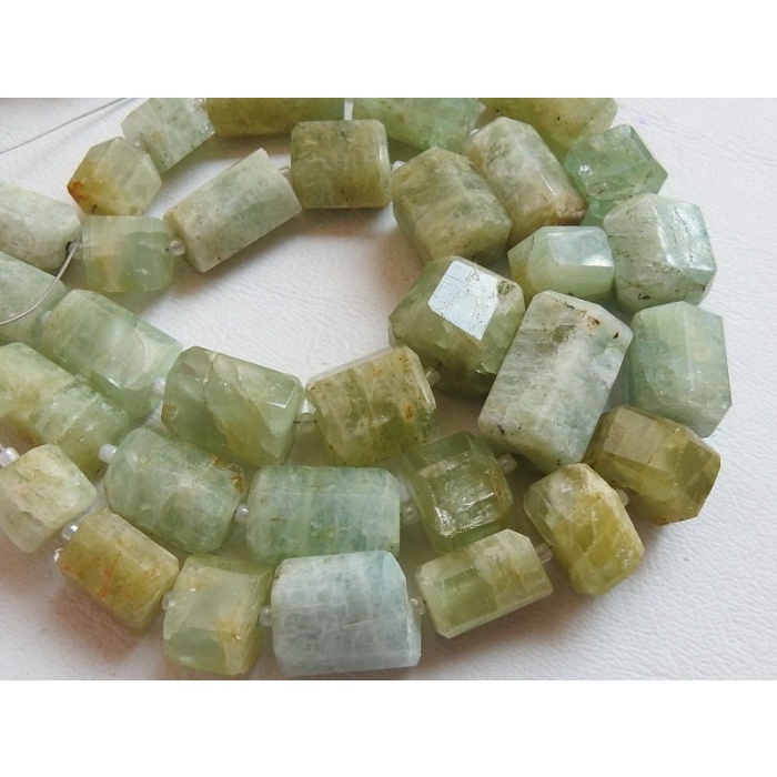 Natural Aquamarine Faceted Crystal,Hexagon Shape,Loose Beads 6Inch 17X10To8X6MM Approx,Wholesale Price,New Arrival 100%Natural B1 | Save 33% - Rajasthan Living 9
