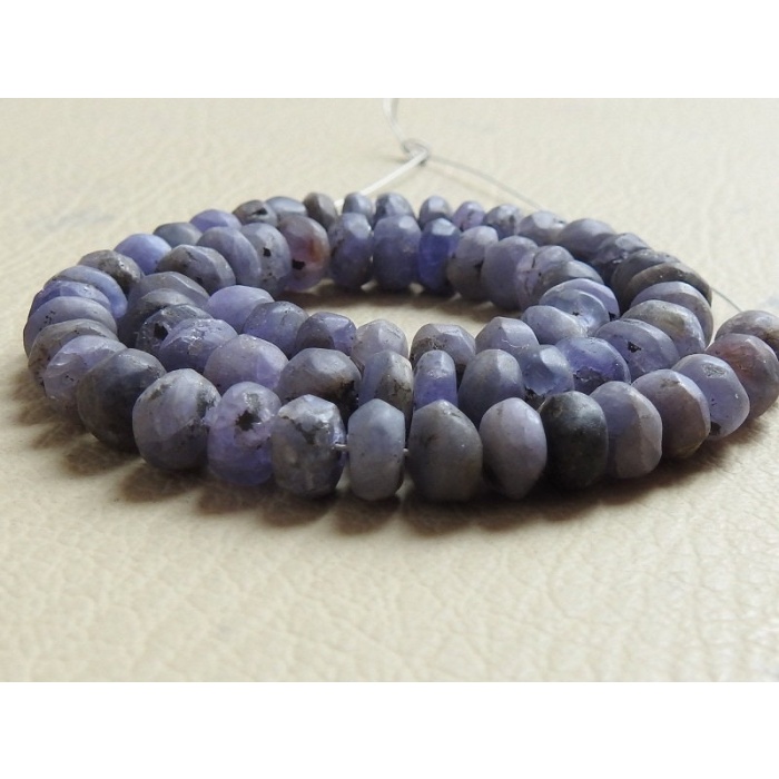 Tanzanite Smooth Roundel Beads,Handmade,Matte Polished,Loose Stone,Necklace,Wholesale Price,New Arrival 12Inch 100%Natural B8 | Save 33% - Rajasthan Living 9