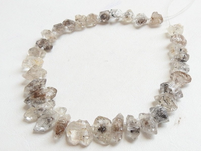 Herkimer Diamond Natural Crystal Rough,Briolette,Loose Raw,Wholesaler,Supplies,New Arrival 12Inch Strand 20X12 To 12X10 MM Approx RB4 | Save 33% - Rajasthan Living 17