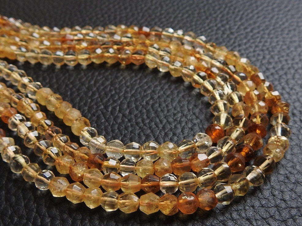 Natural Citrine Faceted Sphere Ball Bead,Round,Multi Shaded,Loose Stone,Handmade,13Inch 6To7MM Approx,Wholesaler,Supplies PME-B11 | Save 33% - Rajasthan Living 15