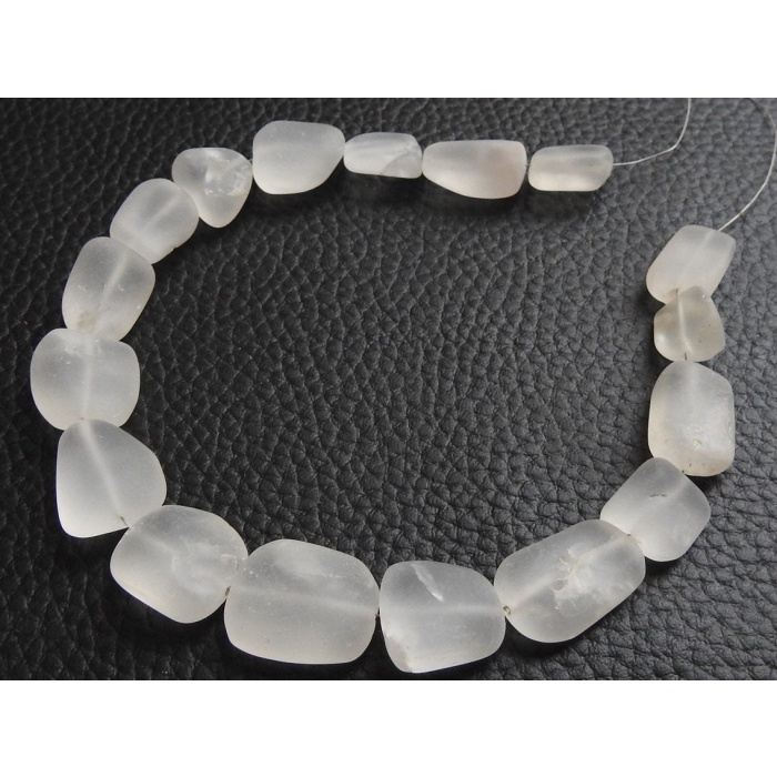 Natural Ice Crystal Quartz Smooth,Tumble,Nuggets,Matte Polished,Loose Stone,Wholesale Price,New Arrival,10Inch 20X12To12X10MM Approx TU3 | Save 33% - Rajasthan Living 7