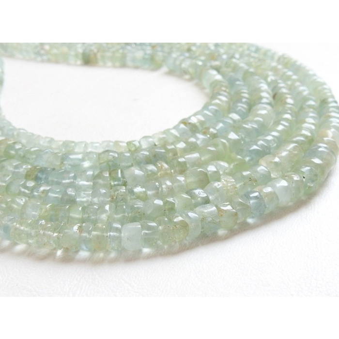 100%Natural,Aquamarine Smooth Handmade Tyre,Bead,Coin,Button,Wholesale Price,New Arrival,12Inch Strand T2 | Save 33% - Rajasthan Living 11