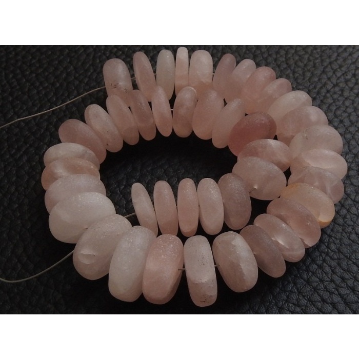 Natural Rose Quartz Smooth Roundel Beads,Matte Polished,Loose Stone 10Inch Strand 14To16MM Approx Wholesale Price New Arrival B3 | Save 33% - Rajasthan Living 13