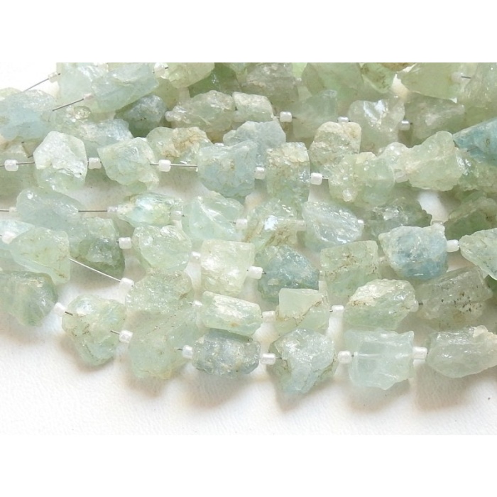 Natural Aquamarine Rough Tumble,Nuggets,Loose Raw Bead,Crystals,Minerals,Wholesaler,Supplies 10Inch 16X12To12X9MM Approx R2 | Save 33% - Rajasthan Living 9