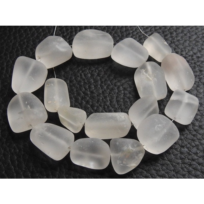 Natural Ice Crystal Quartz Smooth,Tumble,Nuggets,Matte Polished,Loose Stone,Wholesale Price,New Arrival,10Inch 20X12To12X10MM Approx TU3 | Save 33% - Rajasthan Living 6