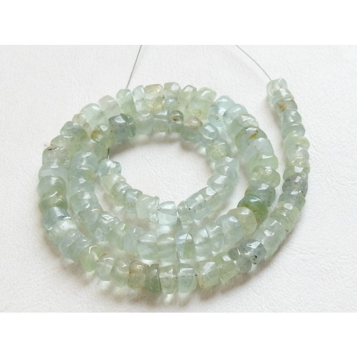 100%Natural,Aquamarine Smooth Handmade Tyre,Bead,Coin,Button,Wholesale Price,New Arrival,12Inch Strand T2 | Save 33% - Rajasthan Living 8