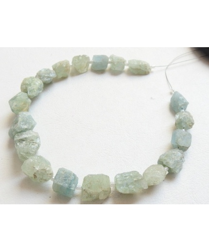 Natural Aquamarine Rough Tumble,Nuggets,Loose Raw Bead,Crystals,Minerals,Wholesaler,Supplies 10Inch 16X12To12X9MM Approx R2 | Save 33% - Rajasthan Living 3