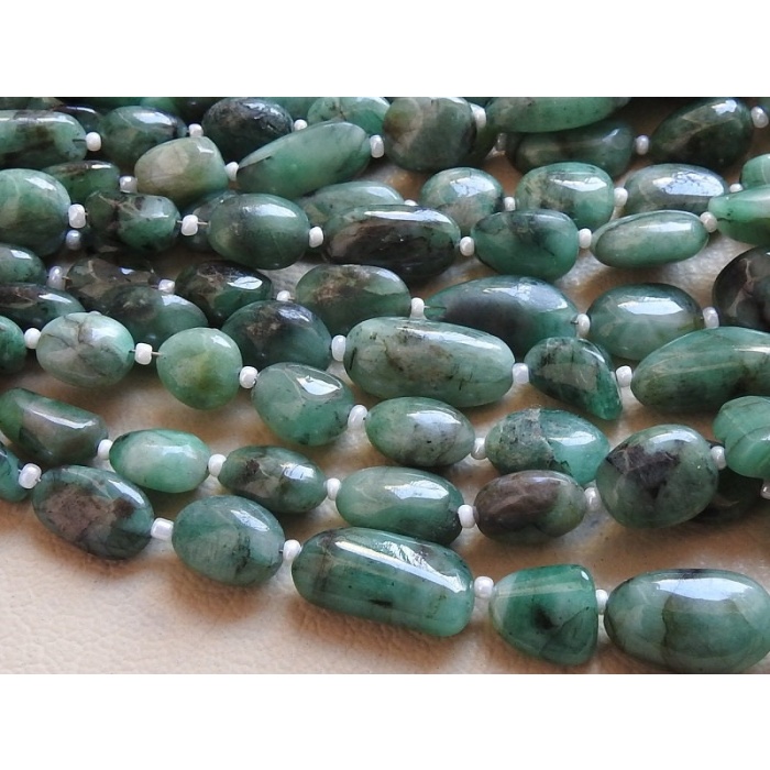 Emerald Smooth Tumble,Nuggets,12Inch 15X10To6X5MM Approx,100% Natural,Wholesale Price,New Arrival TU1 | Save 33% - Rajasthan Living 9
