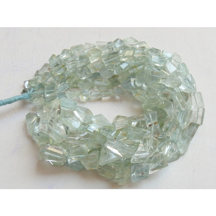 Natural Aquamarine Faceted Tumble,Nuggets,Step Cut,Loose Stone,Handmade,18Inch Strand 15X8To7X6MM Approx,Wholesale Price,New Arrival TU1 | Save 33% - Rajasthan Living 6