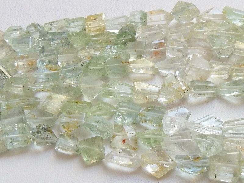 Aquamarine Faceted Tumble,Nuggets,Multi Shaded,Loose Stone,16Inch Strand 13X11To 8X5 MM Approx,Wholesale Price,New Arrival,100%Natural TU1 | Save 33% - Rajasthan Living 14