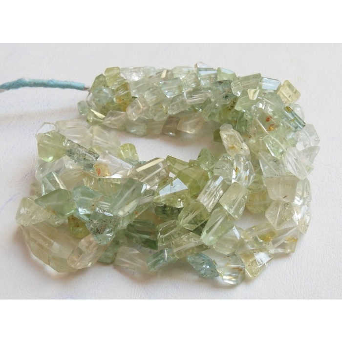 Aquamarine Faceted Tumble,Nuggets,Multi Shaded,Loose Stone,16Inch Strand 13X11To 8X5 MM Approx,Wholesale Price,New Arrival,100%Natural TU1 | Save 33% - Rajasthan Living 9