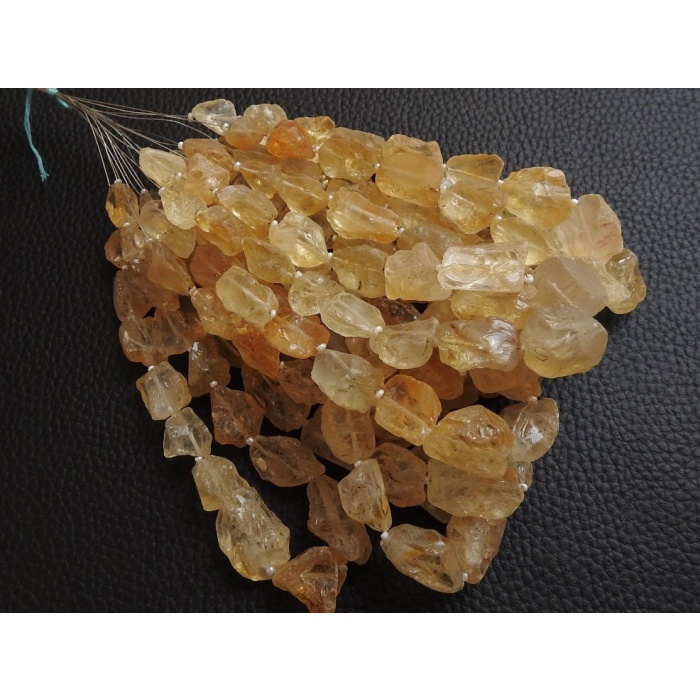 Citrine Natural Rough Tumble,Nuggets,Uncut,Loose Raw Stone,Minerals Gemstone,Wholesaler,Supplies,10Inch Strand 22X15To11X10MM Approx R2 | Save 33% - Rajasthan Living 10