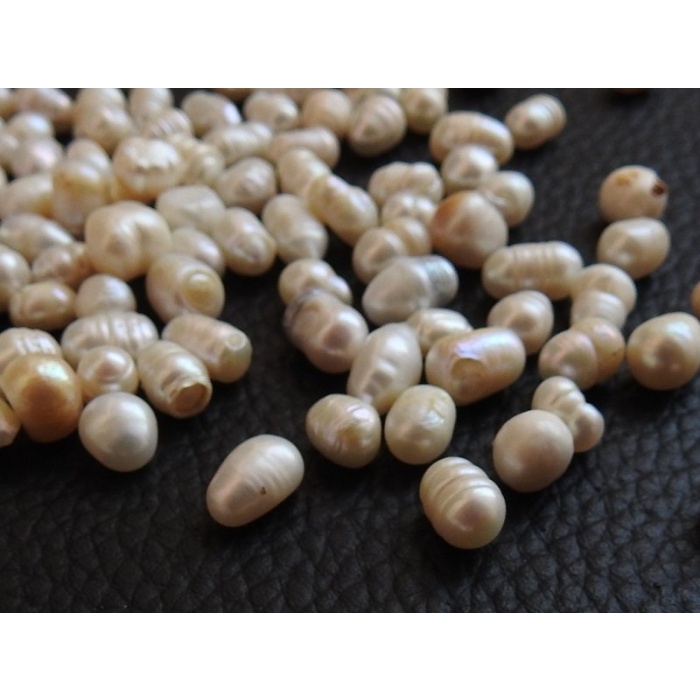 Fresh Water Pearl Smooth Tumble Bead,Fancy Shape,Nuggets,Loose Raw,Undrilled 10Piece 10X7To7X5MM Approx Wholesaler,Supplies (BK)RC-1 | Save 33% - Rajasthan Living 6