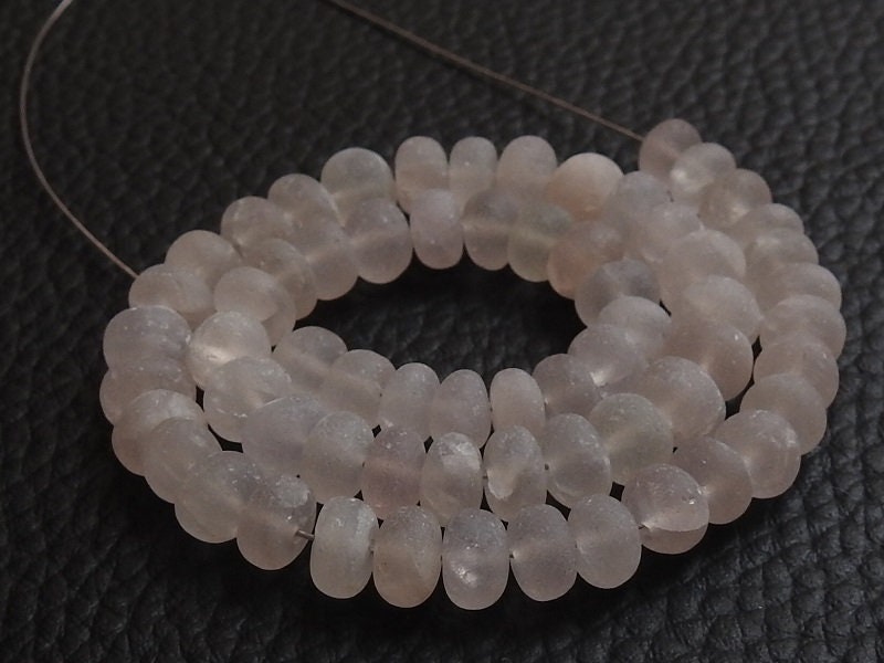 12 Inch Strand Natural Rose Quartz Smooth Matte Polished Roundel Beads Wholesale Price New Arrival B3 | Save 33% - Rajasthan Living 15