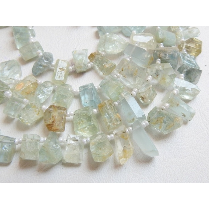 100%Natural Gemstone,Aquamarine Tumble,Nuggets,Faceted,Fancy,Briolette,Loose Stone,8Inch Strand 12X7To7X7MM Approx,Wholesaler,Supplies BR4 | Save 33% - Rajasthan Living 8