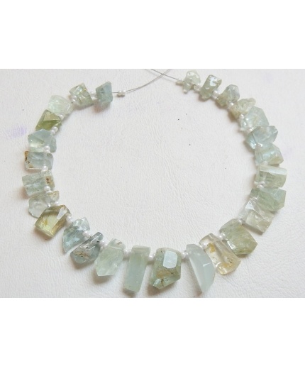 100%Natural Gemstone,Aquamarine Tumble,Nuggets,Faceted,Fancy,Briolette,Loose Stone,8Inch Strand 12X7To7X7MM Approx,Wholesaler,Supplies BR4 | Save 33% - Rajasthan Living 3
