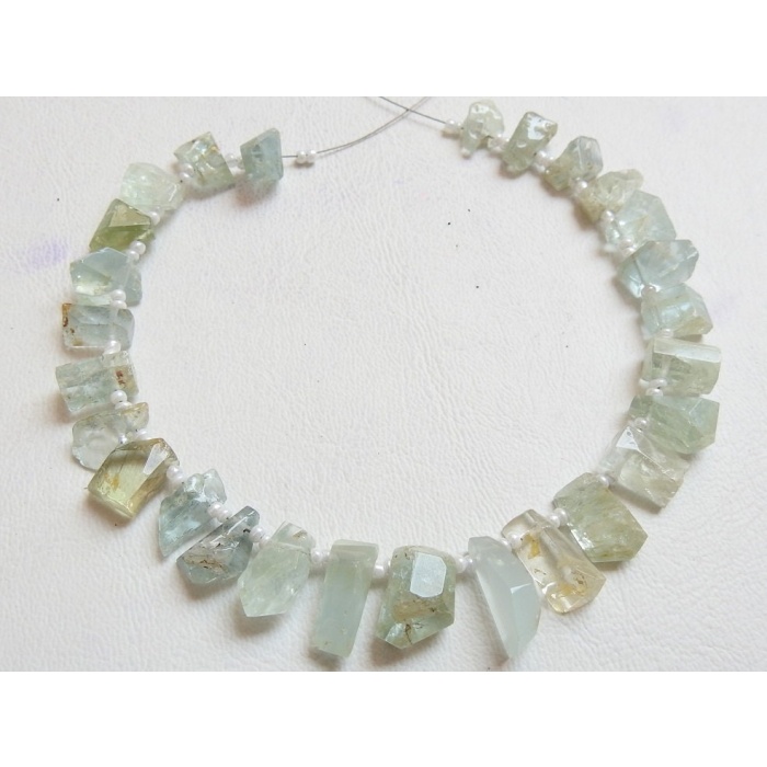 100%Natural Gemstone,Aquamarine Tumble,Nuggets,Faceted,Fancy,Briolette,Loose Stone,8Inch Strand 12X7To7X7MM Approx,Wholesaler,Supplies BR4 | Save 33% - Rajasthan Living 7