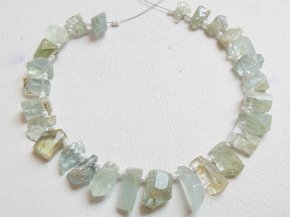 100%Natural Gemstone,Aquamarine Tumble,Nuggets,Faceted,Fancy,Briolette,Loose Stone,8Inch Strand 12X7To7X7MM Approx,Wholesaler,Supplies BR4 | Save 33% - Rajasthan Living 13