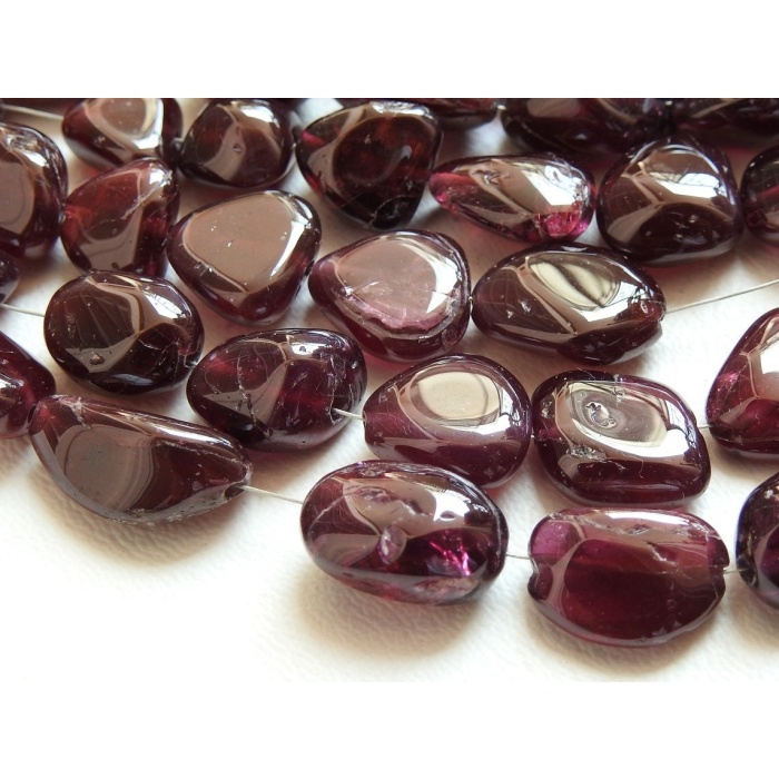 Natural Rhodolite Garnet Tumble,Smooth,Nuggets,Loose Bead,Handmade,For Making Jewelry,Wholesaler,12Inch 16X14To12X9MM Approx,PME-TU2 | Save 33% - Rajasthan Living 7
