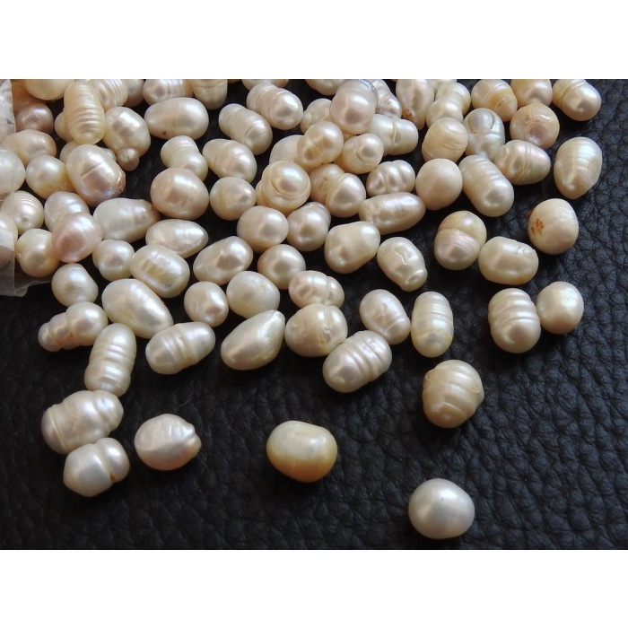 Fresh Water Pearl Smooth Tumble Bead,Fancy Shape,Nuggets,Loose Raw,Undrilled 10Piece 10X7To7X5MM Approx Wholesaler,Supplies (BK)RC-1 | Save 33% - Rajasthan Living 9