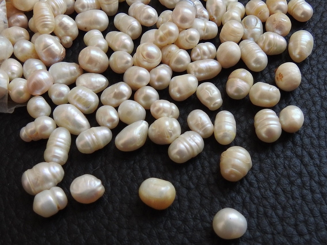 Fresh Water Pearl Smooth Tumble Bead,Fancy Shape,Nuggets,Loose Raw,Undrilled 10Piece 10X7To7X5MM Approx Wholesaler,Supplies (BK)RC-1 | Save 33% - Rajasthan Living 16