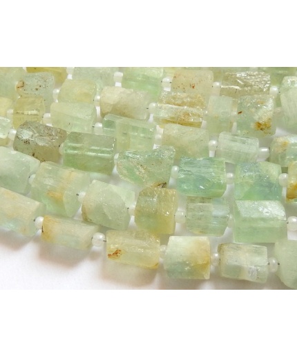 Aquamarine Natural Crystals,Rough,Tube Shape,Bead,Nuggets,Loose Raw Stone,Minerals Gemstone,Wholesaler,Supplies 10Inch 9X8To6X5MM Approx RB1 | Save 33% - Rajasthan Living 3
