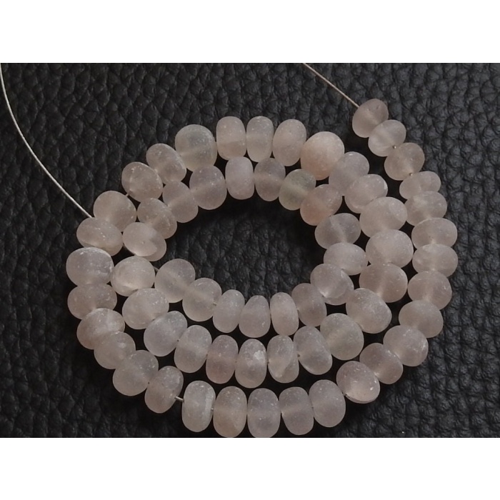 12 Inch Strand Natural Rose Quartz Smooth Matte Polished Roundel Beads Wholesale Price New Arrival B3 | Save 33% - Rajasthan Living 11