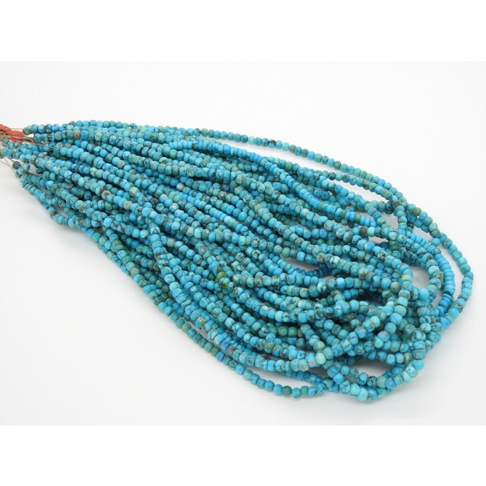 Tibetan Turquoise Smooth Roundel Bead,Handmade,Loose Stone,Irregular Shape,Wholesaler,Supplies,14Inch Strand,100%Natural B2 | Save 33% - Rajasthan Living 10