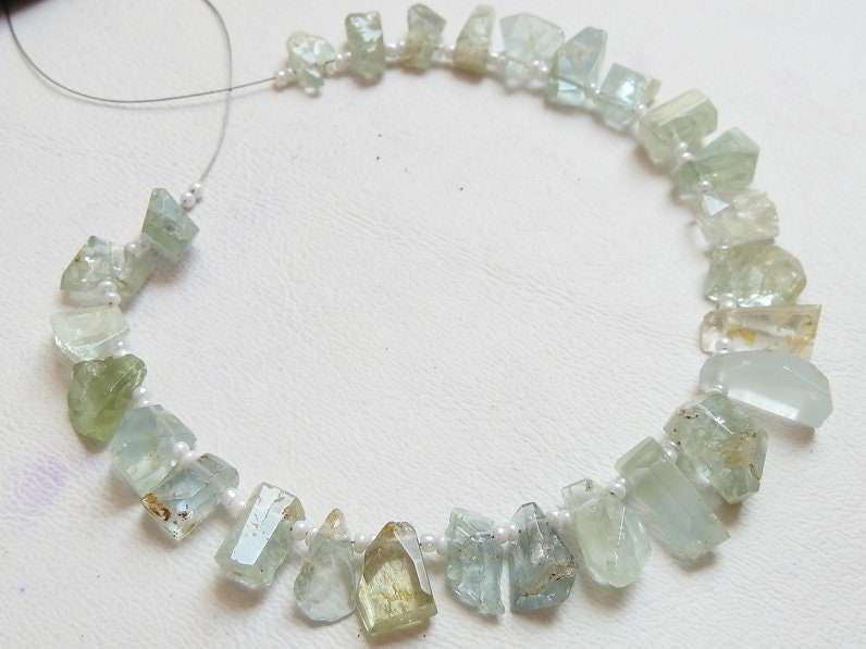 100%Natural Gemstone,Aquamarine Tumble,Nuggets,Faceted,Fancy,Briolette,Loose Stone,8Inch Strand 12X7To7X7MM Approx,Wholesaler,Supplies BR4 | Save 33% - Rajasthan Living 16