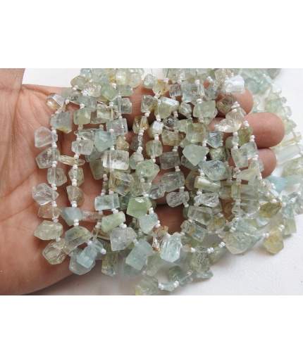 100%Natural Gemstone,Aquamarine Tumble,Nuggets,Faceted,Fancy,Briolette,Loose Stone,8Inch Strand 12X7To7X7MM Approx,Wholesaler,Supplies BR4 | Save 33% - Rajasthan Living