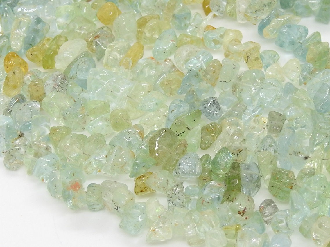 100%Natural,Aquamarine Polished Rough Beads,Anklets,Chips,Uncut 10X5To5X4MM Approx,Wholesale Price,New Arrival RB1 | Save 33% - Rajasthan Living 21