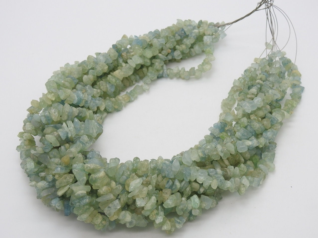 Natural Aquamarine Rough Beads,Chip,Uncut,Anklet,Nugget,Polished 16Inch 12X6To4X3MM Approx Wholesale Price New Arrival RB1 | Save 33% - Rajasthan Living 14