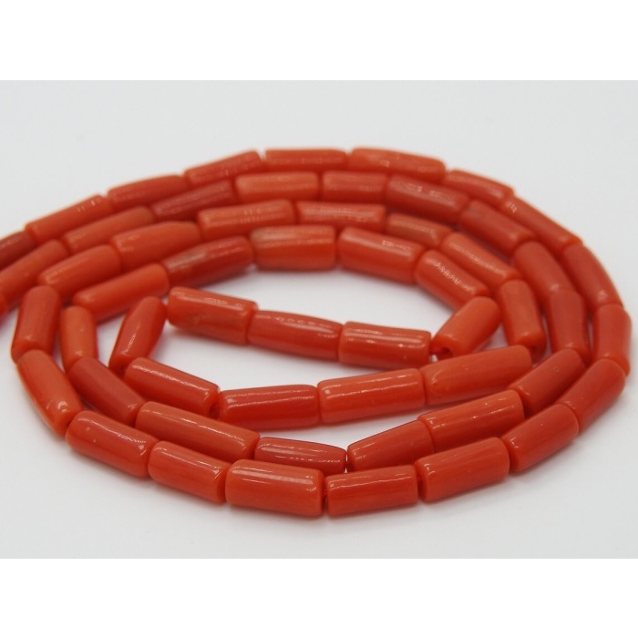 Natural Red Coral Smooth Tubes,Drum,Cylinder,Loose Beads,Necklace,For Making Jewelry,16Inch Strand,Wholesaler,Supplies BK(CR2) | Save 33% - Rajasthan Living 10