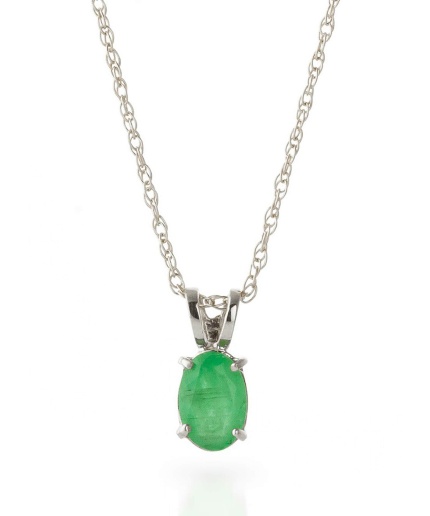 Natural Certified 5.75 Carat Emerald 925 Sterling Silver Locket/Pendent For Men And Women | Save 33% - Rajasthan Living