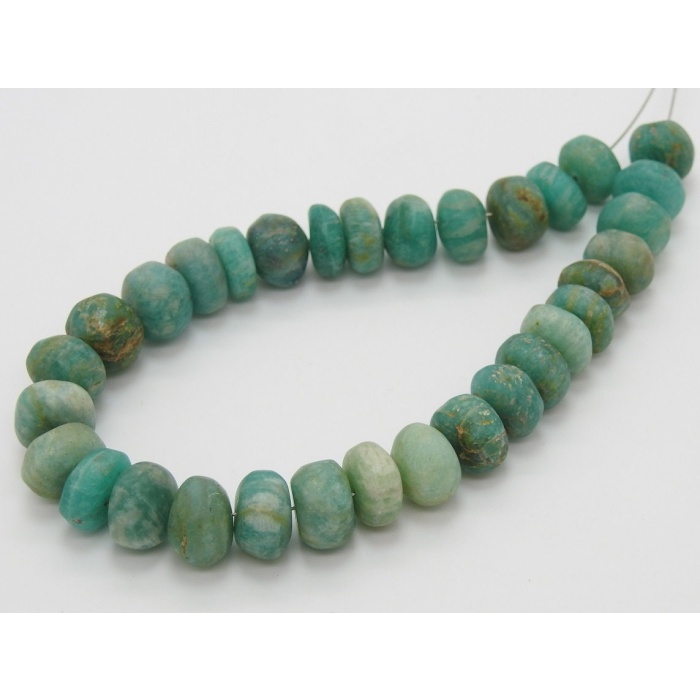 Natural Amazonite Smooth Roundel Bead,Matte Polished,Loose Stone,Handmade,For Beaded Necklace Wholesale Price Near Arrival B7 | Save 33% - Rajasthan Living 8