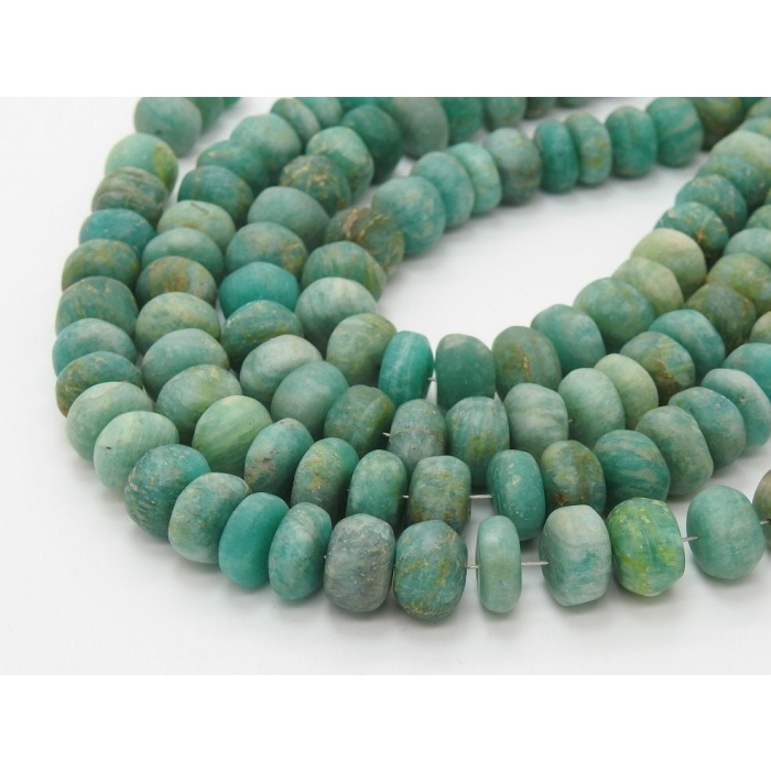 Natural Amazonite Smooth Roundel Bead,Matte Polished,Loose Stone,Handmade,For Beaded Necklace Wholesale Price Near Arrival B7 | Save 33% - Rajasthan Living 9