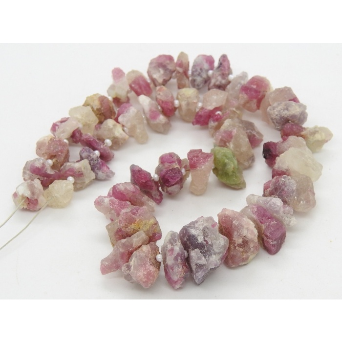Pink Tourmaline Natural Rough Beads,Uncut,Chip,Nuggets,Anklets 18X10To10X7MM Approx Wholesale Price,New Arrival RB2 | Save 33% - Rajasthan Living 9