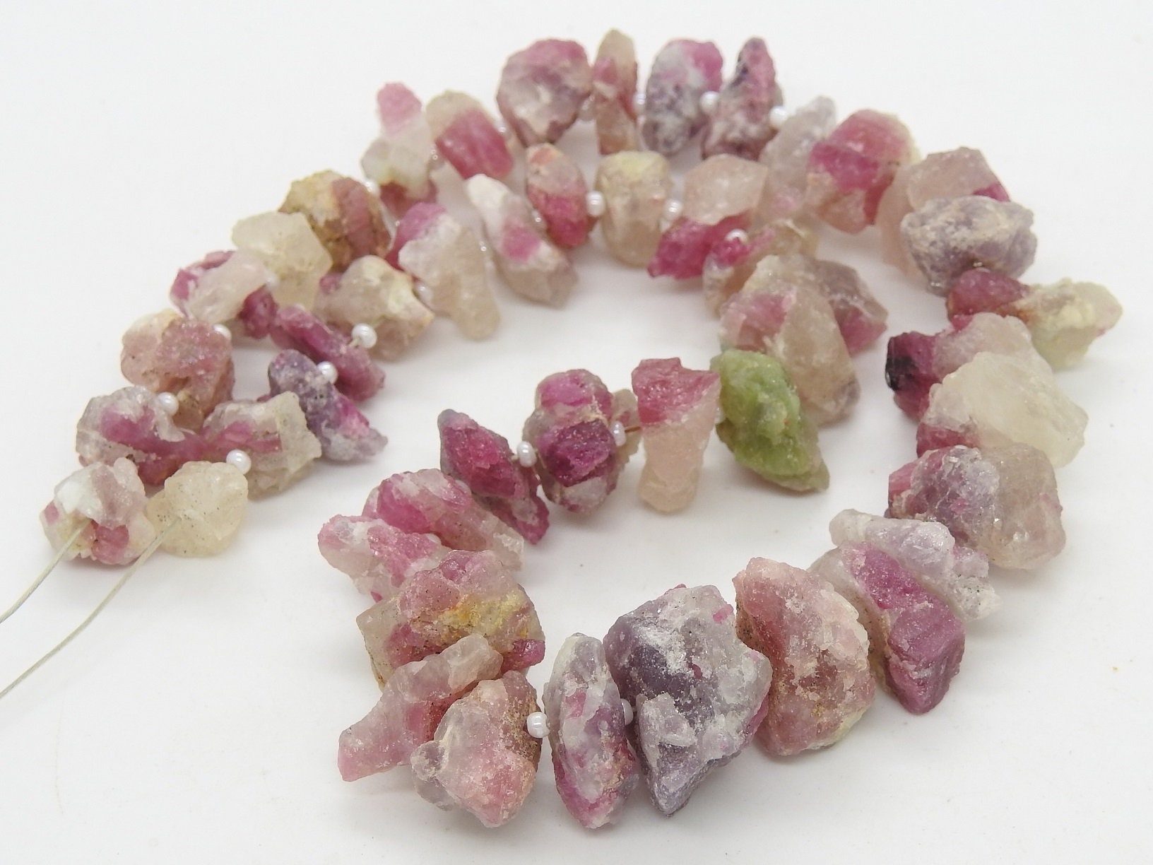 Pink Tourmaline Natural Rough Beads,Uncut,Chip,Nuggets,Anklets 18X10To10X7MM Approx Wholesale Price,New Arrival RB2 | Save 33% - Rajasthan Living 14