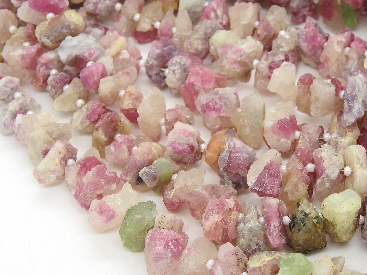 Pink Tourmaline Natural Rough Beads,Uncut,Chip,Nuggets,Anklets 18X10To10X7MM Approx Wholesale Price,New Arrival RB2 | Save 33% - Rajasthan Living 13