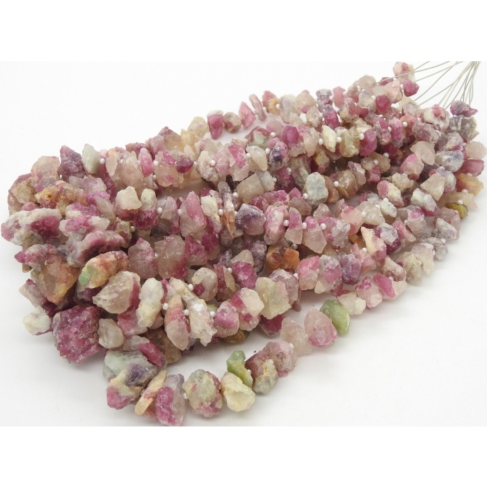 Pink Tourmaline Natural Rough Beads,Uncut,Chip,Nuggets,Anklets 18X10To10X7MM Approx Wholesale Price,New Arrival RB2 | Save 33% - Rajasthan Living 10