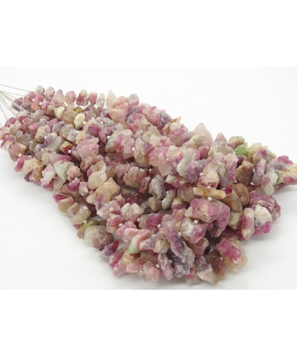 Pink Tourmaline Natural Rough Beads,Uncut,Chip,Nuggets,Anklets 18X10To10X7MM Approx Wholesale Price,New Arrival RB2 | Save 33% - Rajasthan Living 3